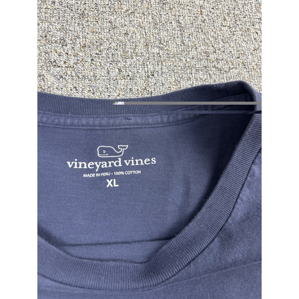 Vineyard Vines Barstool Sports Men XL Navy Long Sleeve T Shirt - Picture 4 of 7